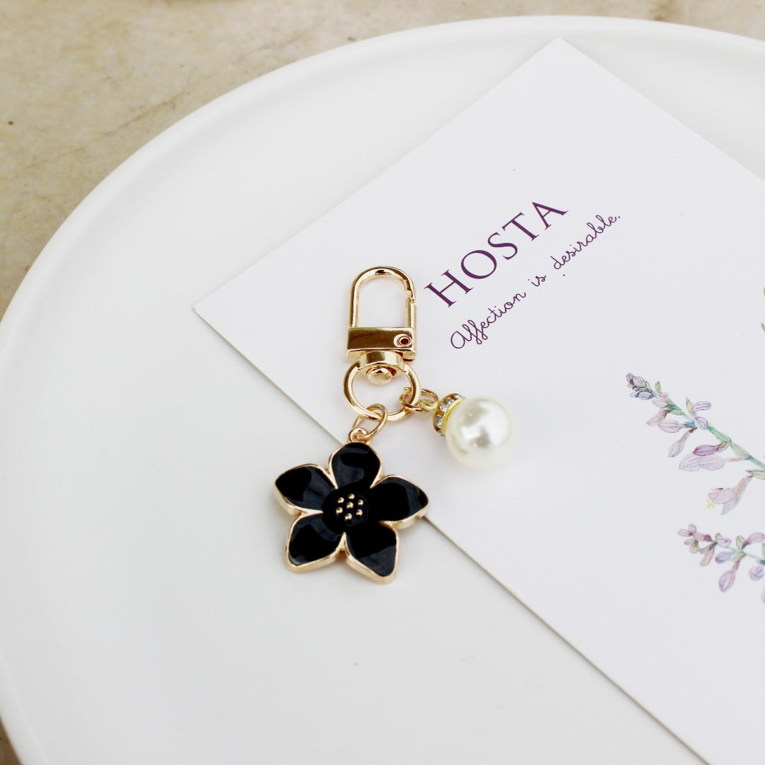 Wholesale  Korean Style Simple Cute Girl Pear Flower Pendant Keychain Bag Pendant Small Gift